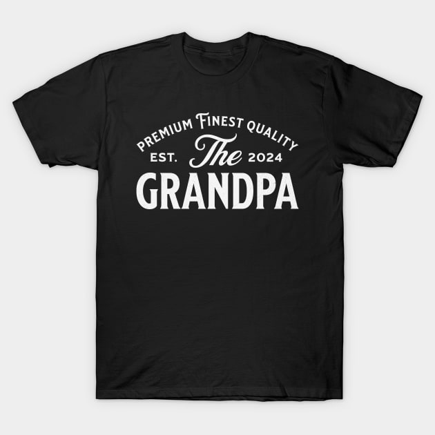 The Grandpa Est. 2024 T-Shirt by Mind Your Tee